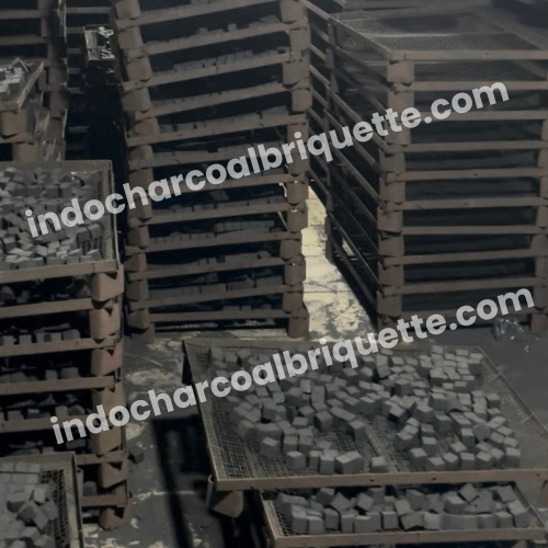Indonesian coconut charcoal production line 3