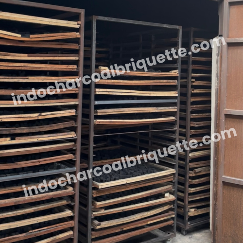 Indonesian coconut charcoal production line 4