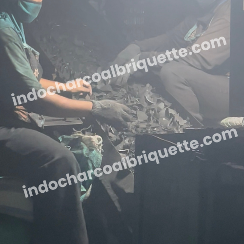 Indonesian coconut charcoal production line 6